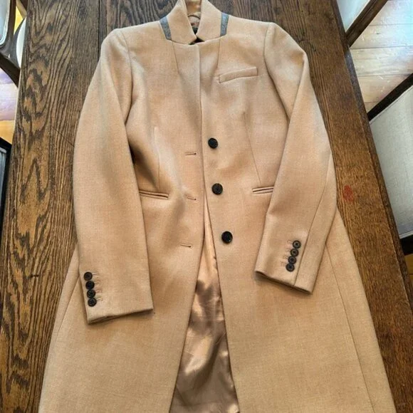 J. Crew Elegant Gold Satin Lining - Picture 2 of 5